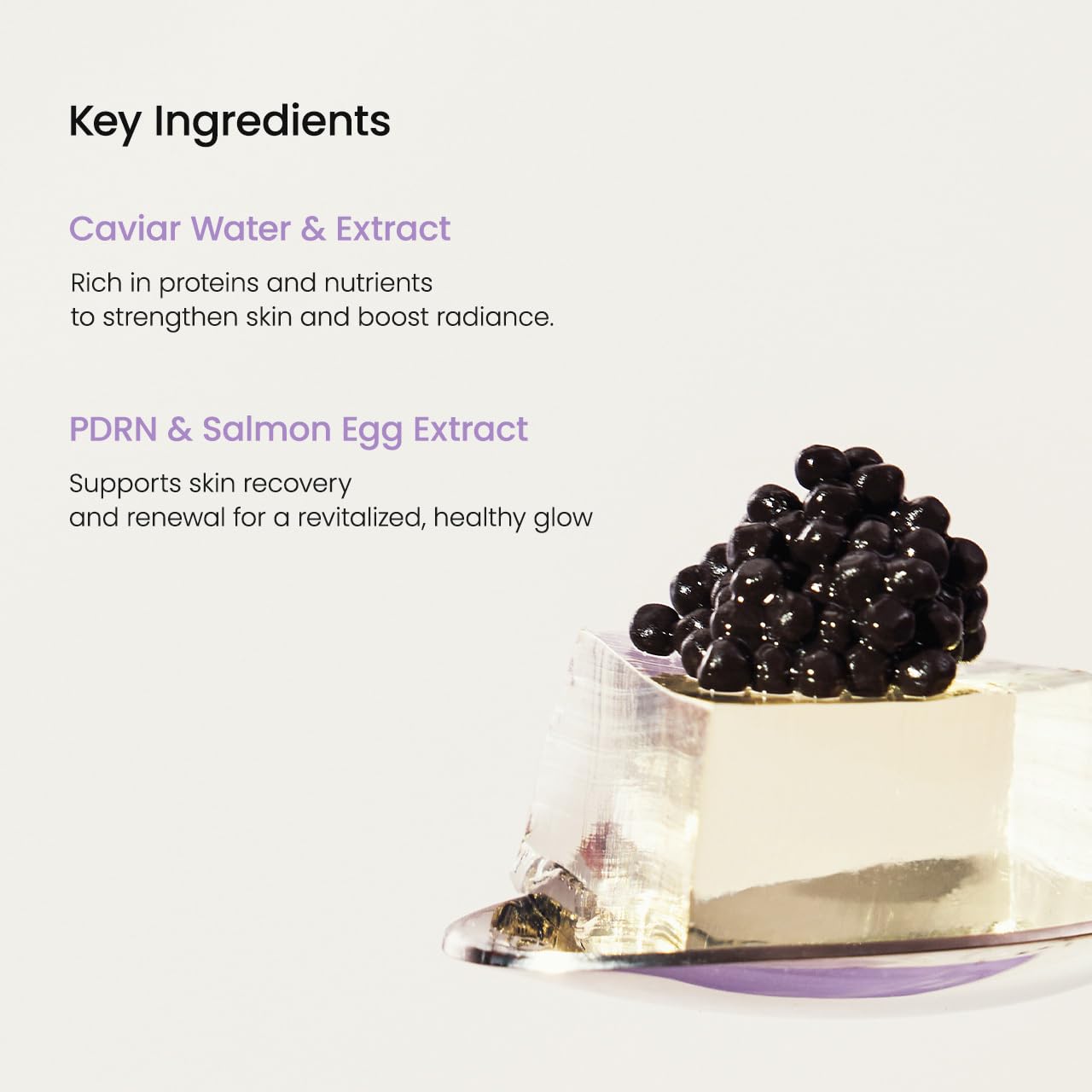 BIODANCE Rejuvenating Caviar PDRN Real Deep Hydrogel Mask – Moisturizing Overnight Facial Mask (4 Sheets, 1.19 oz Each)